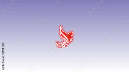 Fire bird animation. Fire Logo Intro Animation. Fire bird logo