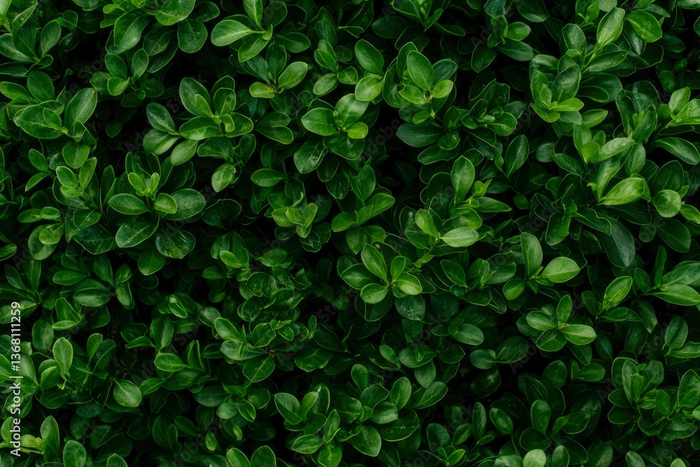 Lush green leaves creating a dense, vibrant texture. Foliage fills the frame, nature's beauty Lush green leaves creating a dense, vibrant texture. Foliage fills the frame, nature's beauty