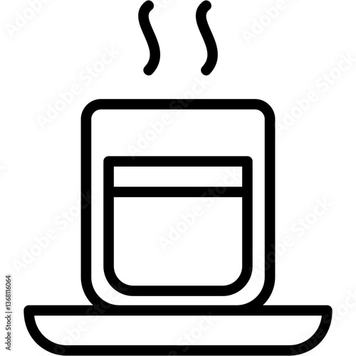 Espresso line icon