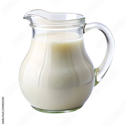 milk jug isolated on white