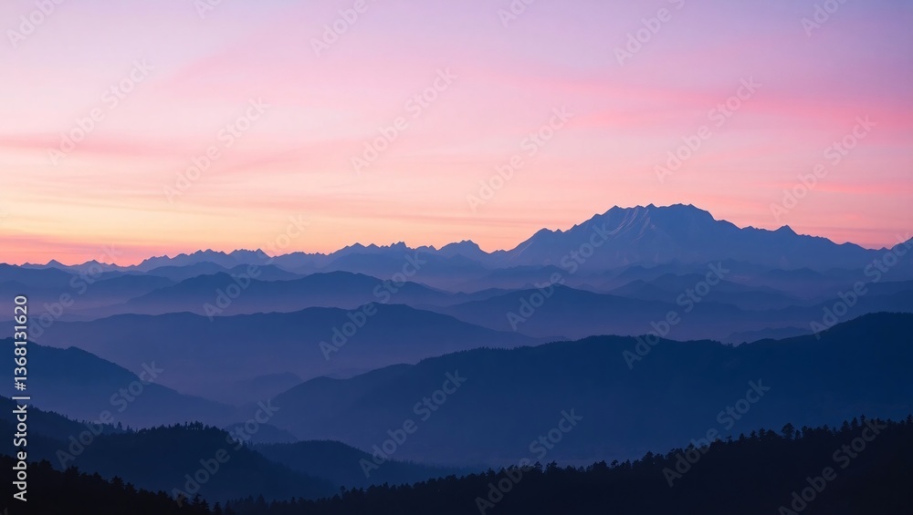 sunset in the mountains sunset in the mountains