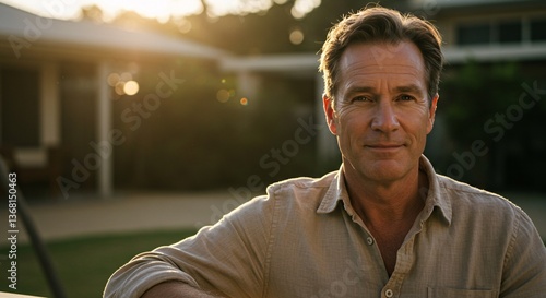 portrait of a man from Australia