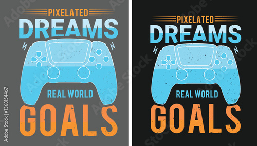 "Game On Mode – Trendy Gamer T-Shirt Design"