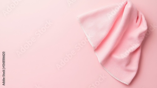 Wallpaper Mural Soft Pink Fabric Draped on a Light Pink Background for Textures Torontodigital.ca