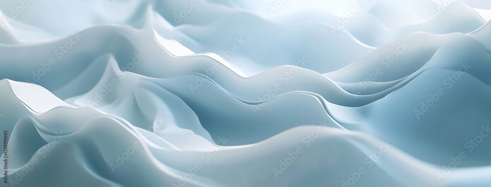 Obraz premium A white background with an abstract wave pattern