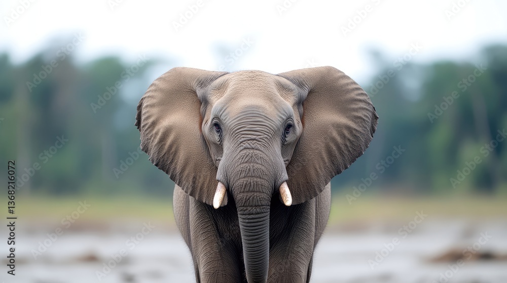 Obraz premium African Elephant Portrait
