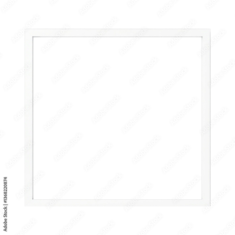 Obraz premium white photo frame