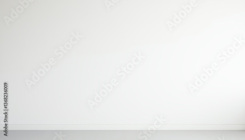 Wallpaper Mural Minimalist interior with empty wall space. Torontodigital.ca