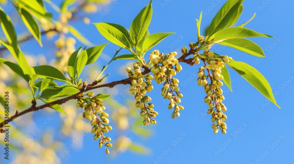 Obraz premium The serene outdoors captures the vitality of spring and the picturesque beauty of nature.