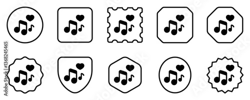 Editable love songs vector icon. Wedding, valentine, love, celebration. Part of a big icon set family. Perfect for web and app interfaces, presentations, infographics, etc