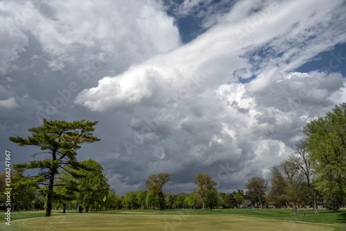 Thunderstorm over Lincoln, Nebraska