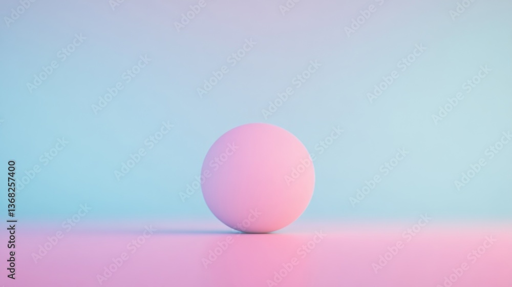 Pastel sphere on a gradient background Pastel sphere on a gradient background