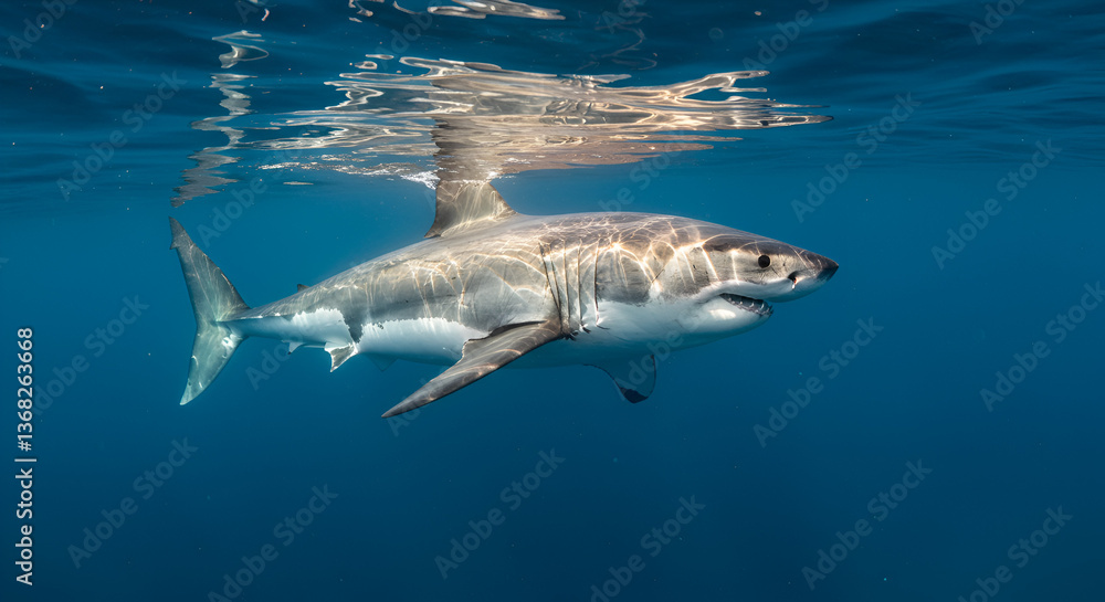 Fototapeta premium shark in the sea