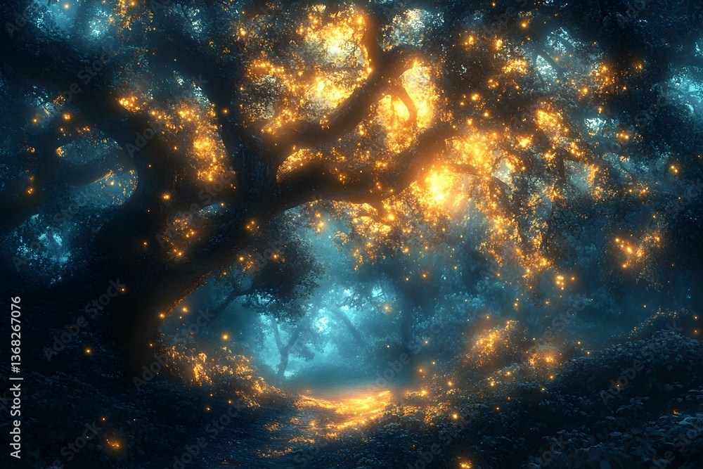 Fototapeta premium A alice in wonderland background