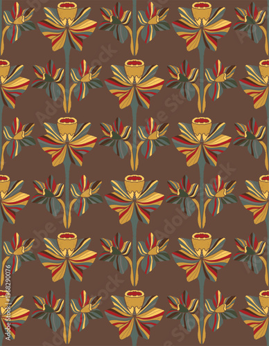 Wallpaper Mural vector seamless pattern Torontodigital.ca