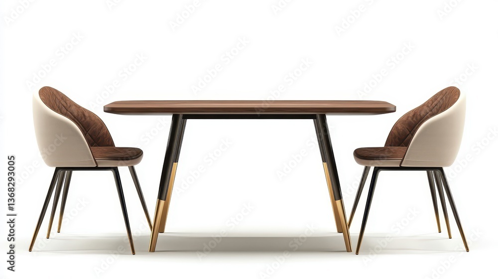 Modern Dining Table and Stylish Chairs Design Modern Dining Table and Stylish Chairs Design