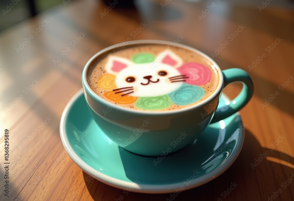 vibrant coffee cup colorful latte art creative design delicious foam animal shape, pattern, crema, espresso, beverage, drink, brew, milk, heart, whisk vibrant coffee cup colorful latte art creative design delicious foam animal shape, pattern, crema, espresso, beverage, drink, brew, milk, heart, whisk