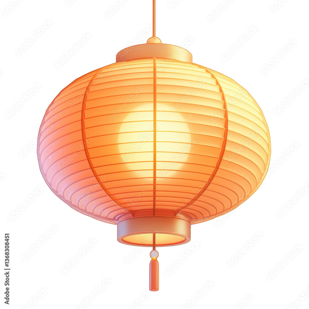 Obraz premium Festive lantern lighting home decor digital illustration warm ambiance close-up