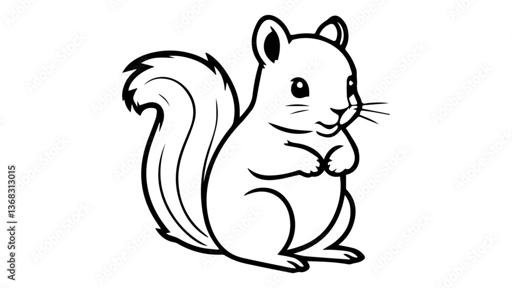 squirrel vector illustration, squirrel shape vector sign squirrel vector illustration, squirrel shape vector sign