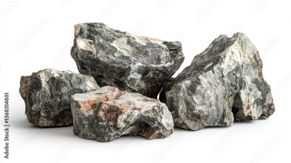 Decorative Rocks Isolated Decorative Rocks Isolated