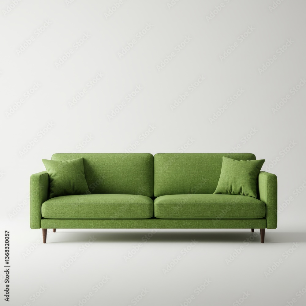 sofa on a white background sofa on a white background