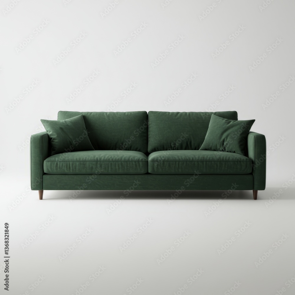 sofa on a white background sofa on a white background