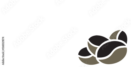 Coffe beans vector