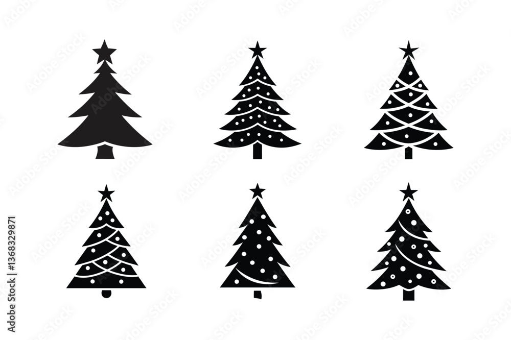 sapin de no icon vector art silhouette sapin de no icon vector art silhouette