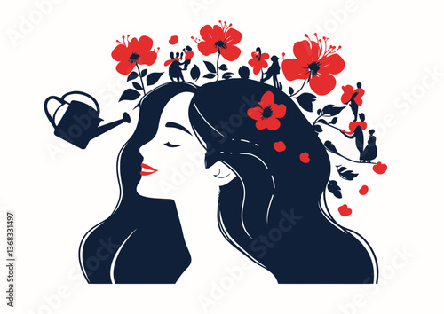 woman with red hair