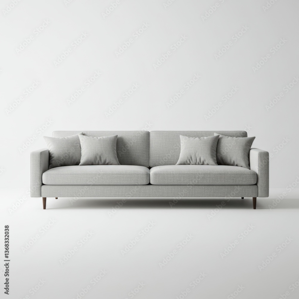 Fototapeta premium sofa isolated on white
