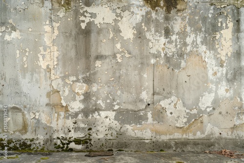 Wallpaper Mural Photo of Old grey concrete bunker wall. Detailed photo textured background Torontodigital.ca