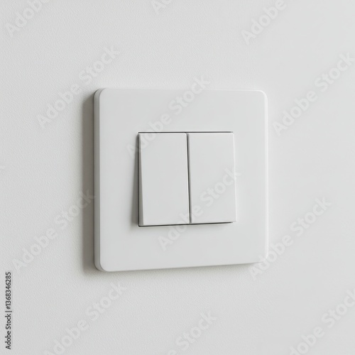 light switch on a wall