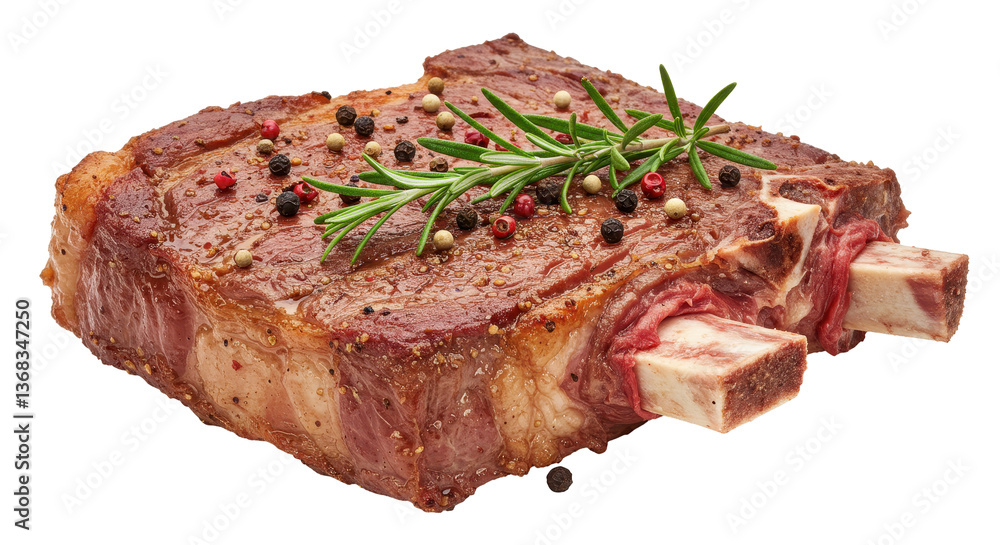 Isolated Bone-In Grilled Steak Isolated Bone-In Grilled Steak