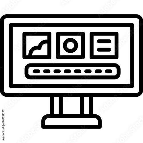 Photos Icon Vector Element