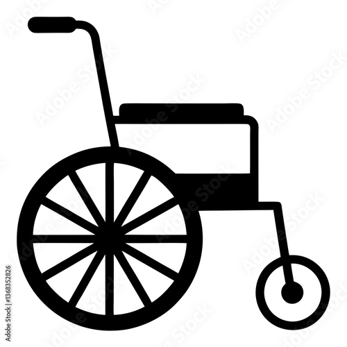 wheelchair vector illustration