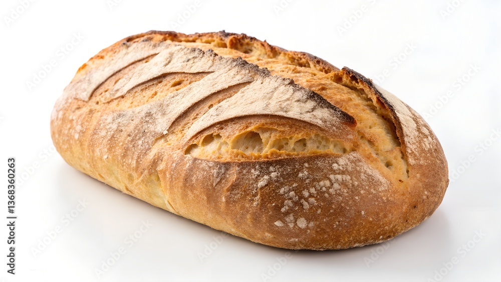 bread on a white background bread on a white background