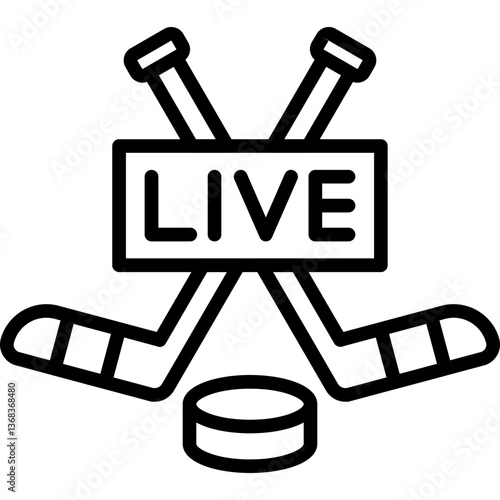 Live Icon Vector Element