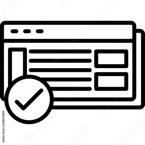 Webcast Icon Vector Element