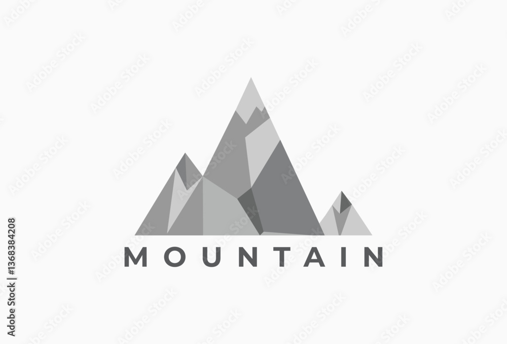 Fototapeta premium Abstract Mountain Logo Design Element