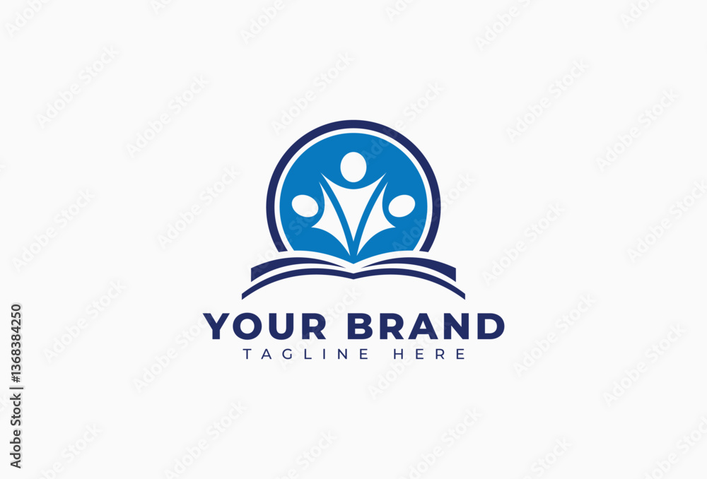 Open Book Success Education Logo Design Element Open Book Success Education Logo Design Element