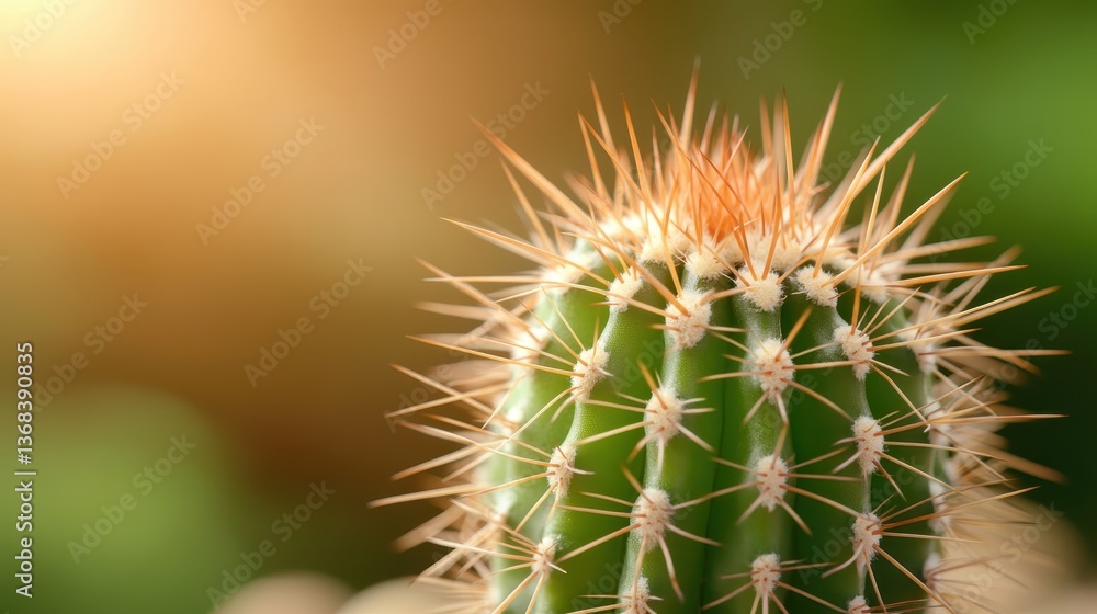 A detailed close-up of a spiky cactus showcasing its sharp needles. The intricate details highlight resilience and the beauty of nature even in harsh conditions. A detailed close-up of a spiky cactus showcasing its sharp needles. The intricate details highlight resilience and the beauty of nature even in harsh conditions.