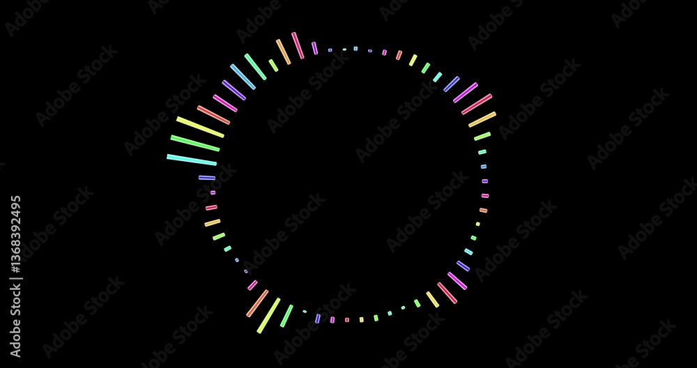 Background animation of audio spectrum. Musical sound wave. Visualization of audio signal on black and green background. Sound graphic equalizer. Background animation of audio spectrum. Musical sound wave. Visualization of audio signal on black and green background. Sound graphic equalizer.
