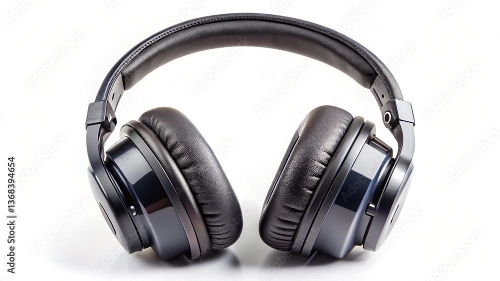 HeadPhones, Headphones isolate on white. Wireless headphones in black, high quality, isolated on a white background, for advertising or product catalog. Set of headphones HeadPhones, Headphones isolate on white. Wireless headphones in black, high quality, isolated on a white background, for advertising or product catalog. Set of headphones