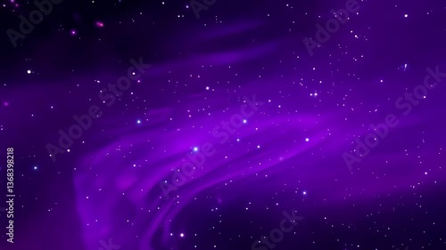 Wallpaper Mural abstract star space scene with purple and black colors seamless looping motion background Torontodigital.ca