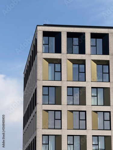 Canvas Print Modern buildings and landmarks around Salford Quays home of Media City UK