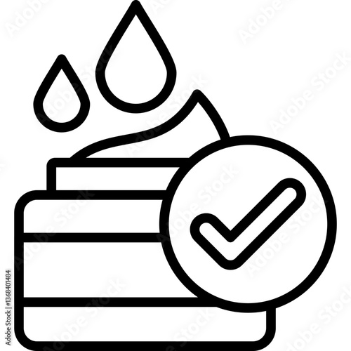 Moisturizer Icon Vector Element