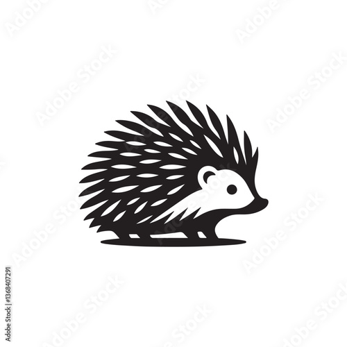 hedgehog vector illustration