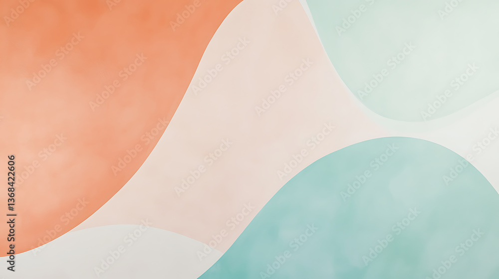 A colorful abstract background with a blue and green wave A colorful abstract background with a blue and green wave