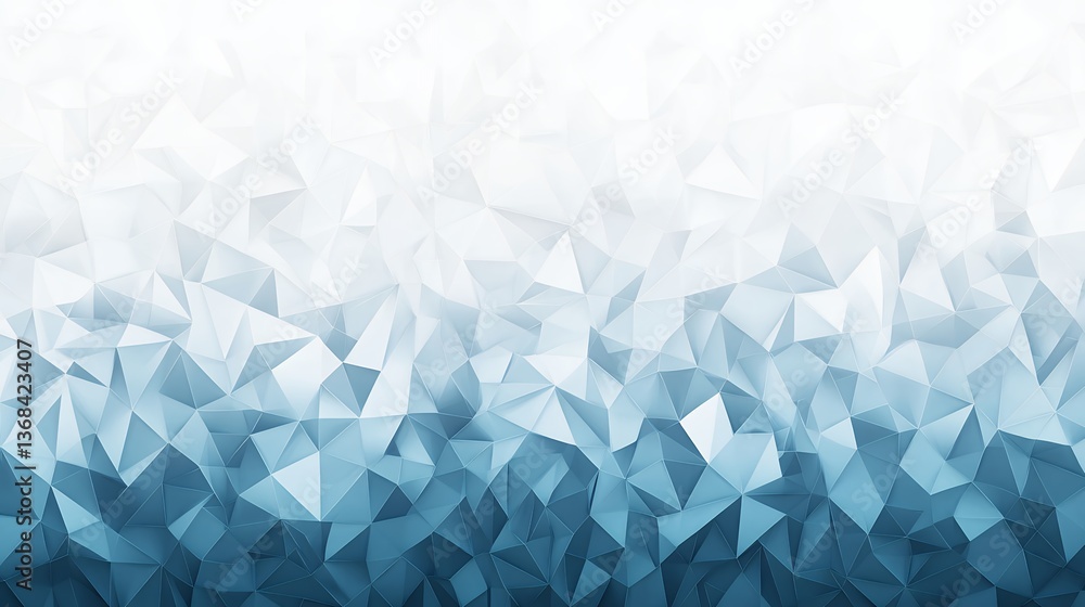 Fototapeta premium Abstract Geometric Background with Blue and White Polygon Shapes for Design