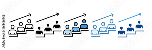 Lead Nurturing  Icon Set Multiple Style Collection